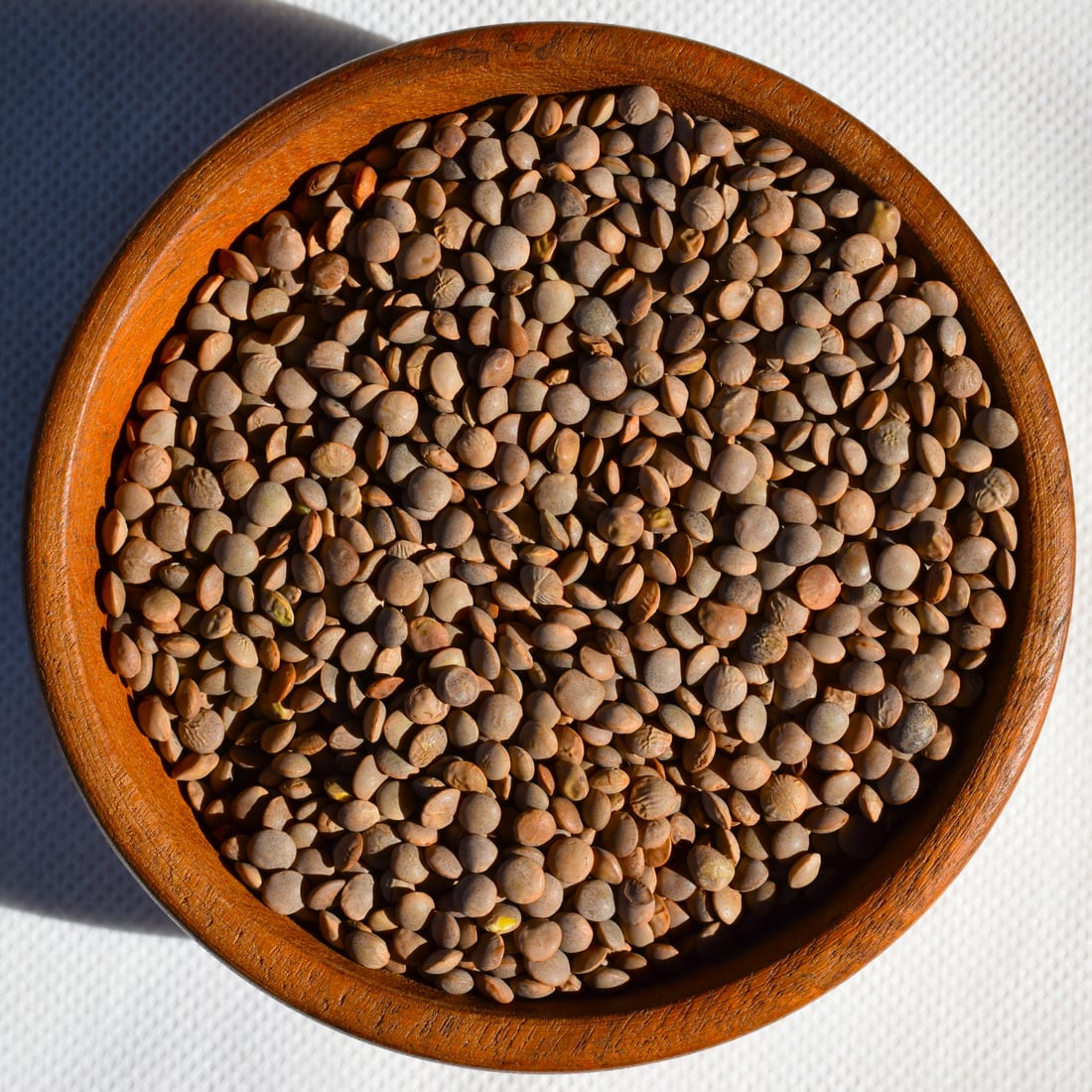 Lentils in a bowl
